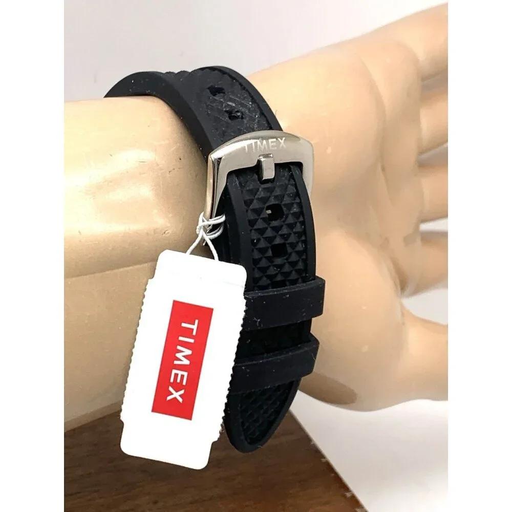 Timex Men's Watch TW2W60600 Quartz Black Dial Date Coke Bezel Rubber Strap 41mm